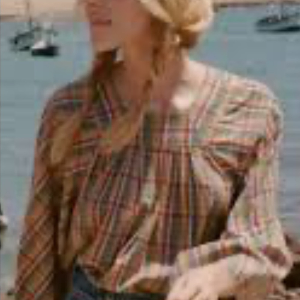 Doen Capo Blouse EUC